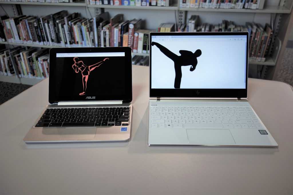 Chromebook vs Windows PC primary better light